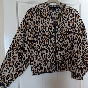 Animal Print Hoodie Sweatshirt
